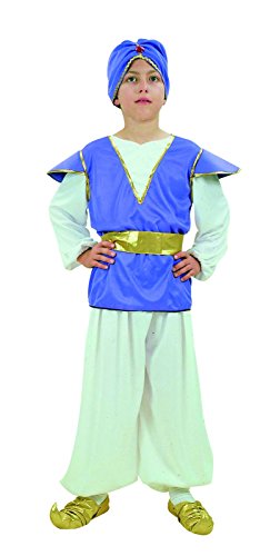 Rire et Confetti Fibdes018 - Costume per Travestimento da Aladin, da Bambino, Taglia M