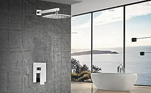 TOSCH Stainless Steel 304 Curve Overhead Premium Heavy Shower