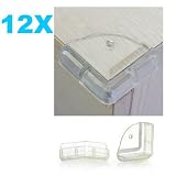 12 x Edge corner protection child protection child safety baby safety assurance Silicone Transparent