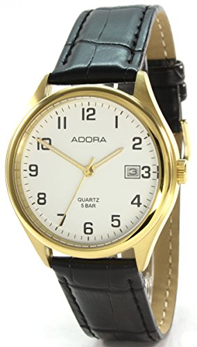 Adora 12171026 Herrenuhr mit Lederband Adora 12171026 Herrenuhr mit Lederband