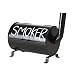 Produktbild MC Trend Origineller Sturm-Windaschenbecher schwarz Eisen im Smoker Grill Design L20cm In-Outdoor Keller Garten Balkon