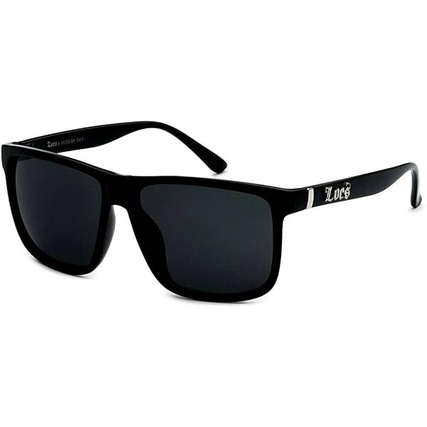 100% UV Protection Sunglasses LOCS 91105 Flat Top Sunglasses