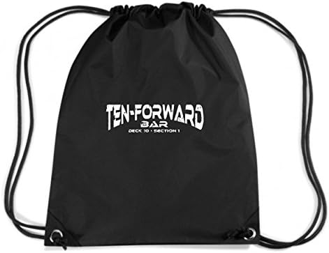 Cotton Island - Backpack Budget Gymsac TF0052 inspired by Star Trek, Size Capacity 11 liters