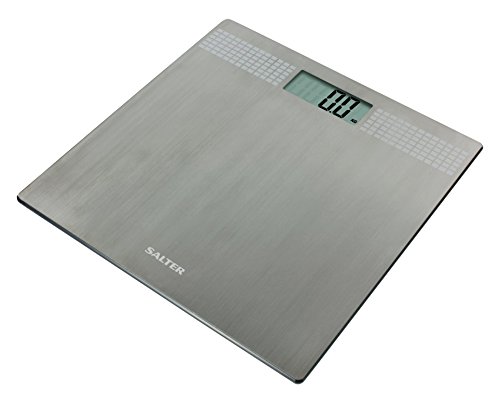 Salter 9059 SS3R Bilancia Pesapersona Elettronica, Ultra sottile, Piattaforma in Acciaio Inox, Display di Facile Lettura, 15 Anni di Garanzia, Capacità: 180 Kg