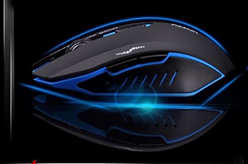 Zolimx 2.4G Wireless Gaming Tastatur und Maus Set nach Multimedia Computer Gamer (Blau) - 7