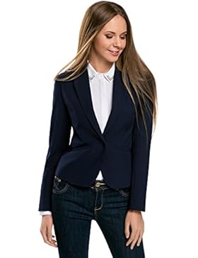 oodji Ultra Damen Kurzer Taillierter Blazer