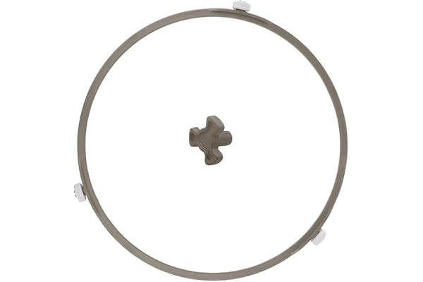 THQAE Universell ring för mikrovågsbricka (17,8 cm), glasbricka hållare, extra tillbehör för mikrovågsugn, lämplig för glaspl