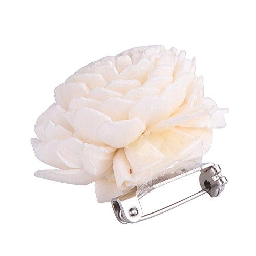 Mudder 100 Stück Silber Ton Pin Brosche Broschennadeln Sicherheitsnadeln Namensschild, 3/ 4 Zoll - 6