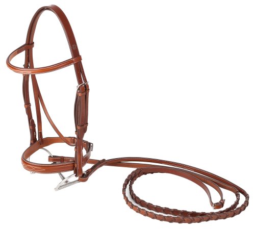 Huntley-Equestrian-Fancy-Stitched-Sedgwick-Leather-English-Bridle-and-Reins