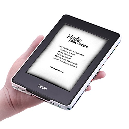 MoKo Kindle Paperwhite Hülle – Kunstleder Origami Ständer Schutzhülle Smart Cover mit Auto Sleep / Wake für Alle Kindle Paperwhite (2016 / 2015 / 2013 / 2012 Modell mit 6 Zoll Display), Glück Baum - 4