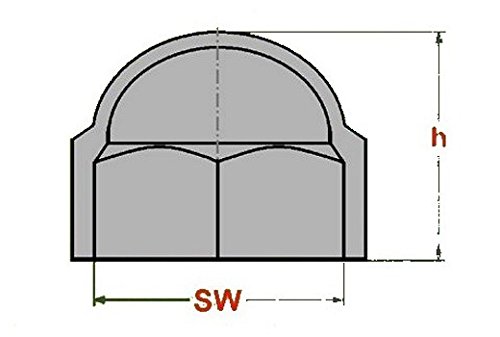50 Stück Sechskant Schutzkappe M12 – Schlüsselweite 19mm, Farbe grau – Abdeckkappe - 2