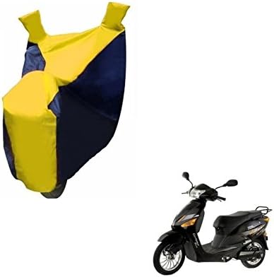 Bike Body Cover for Hero Electric Zippy - Black/Yellow