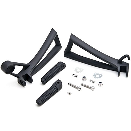 Rider Rear Passenger Footrests Foot Pegs Motor Foot Rests 2PCS Fit For Yamaha YZF-R6 2003 2004 2005