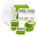 Produktbild Fun Life Bento Box Herausnehmbare auslaufsichere Brotdose mit 5 FChern Umweltfreundliche BPA-freie Kinder-Lunchbox