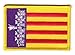 Produktbild Aufnäher Patch Spanien - Mallorca Fahne Flagge FLAGGENMAE®