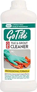 GoTile Pro Tile Cleaner (1L) | Removes Hardwater Marks, Limescale and Soap Deposits, Cement Stains etc | Effectively Cleans Tile & Grout