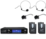  Audibax MISSOURI 2500-1 Microfono inalambrico Doble Lavalier / Madona Frec. B