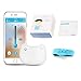 Produktbild ALLOMN Baby-Thermometer Bluetooth 4.0 Clever Kabellos Tragbar Fieberüberwachung Pflegeheim Baby Caring 24HR Kontinuierlich Kompatibel für Android und iOS (Weiß)