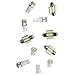 Segolike 11pcs Assortement White LED Lights Interior T10 31mm SMD Map Dome Lamp for Car Auto Vehicle RS.540.00