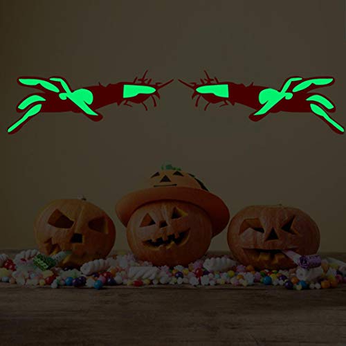 Preisvergleich Produktbild vovo Vovotrade Halloween selbstklebenden fluoreszierenden Halloween Wandsticker Leuchten im Dunkeln Home Fluoreszierende Leuchten in der Dunklen Dekoration Wandaufkleber (Mehrfarbig)