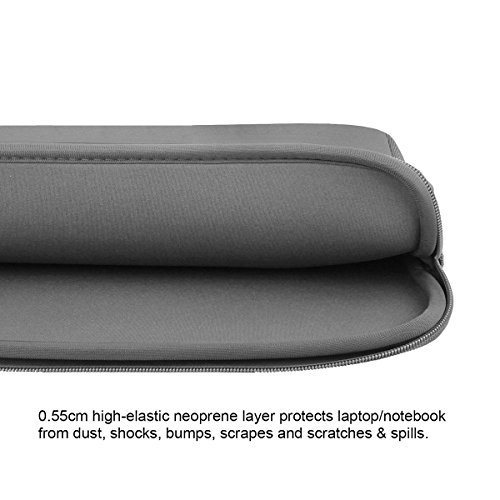 Zikee 15,6 Zoll Ultradünne, Stärkste Neopren Wasserfeste Schutzhülle für Laptops / Ultrabooks in Vielen Farben erhältlich - 6