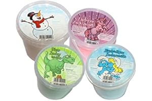 Wegmann 4 Eimer Zuckerwatte in verschiedenen Farben