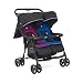 Joie Aire Twin Stroller In Pink/Blue | Lightweight Double Buggy For Newborns & Toddlers | Easy One-Hand Fold