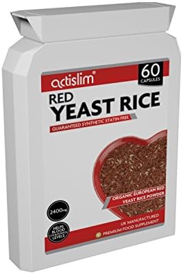 Red Yeast Rice 2400 Mg 60 Tablets - Supports Cardiovascular and Immune Health