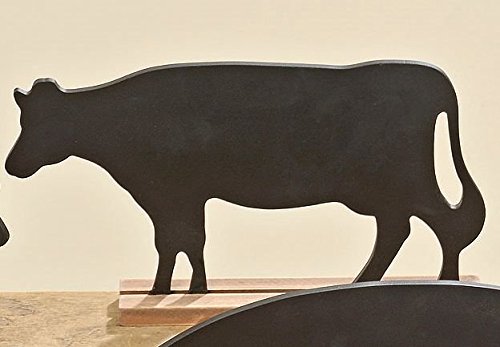 Memotafel Kreidetafel Kuh Rind mit Fuß ca 29 cm