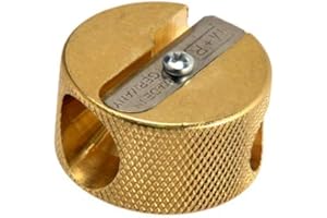 MOBIUS & RUPPERT Mobius et Ruppert Taille-crayon et lames en laiton massif. Double Hole Round (5112)