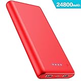 【Tecnología de Carga más Segura y Avanzada】Adoptando automáticamente la técnica de identificación, iPosible Power Bank puede cambiar la corriente de carga dependiendo de los diferentes dispositivos, y tiene una protección de múltiples IC para evitar sobrecargas, corrientes excesivas, cortocircuitos o sobrecalentamiento durante la carga.