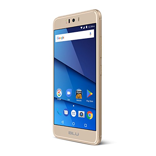 BLU R2 - 4G LTE 5.2" HD Smartphone Libre - 32GB + 3GB RAM - Oro