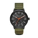 Armani Exchange Herren Analog Quarz Uhr mit Nylon Armband AX1468