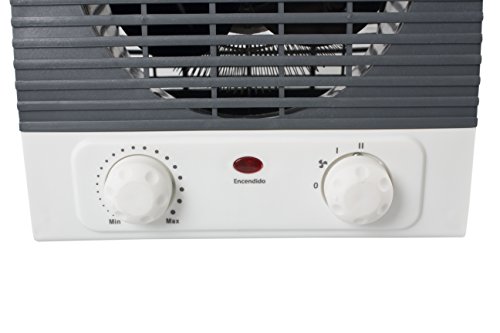 SUNTEC Tischventilator AirBooster Design 2000 [Für Räume bis 60 m³ (~25 m²), auch als Heizlüfter einsetzbar, 2000 Watt] - 2