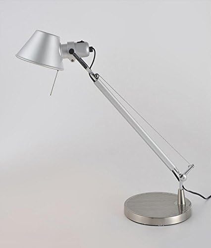 HJHY® American desk Lamp, Metal Office Desks College students ' learning Working lamps Bed Eye protection Folding Long Arm Arms Button switch E27*1 Creative, simple ( Color : #1 )