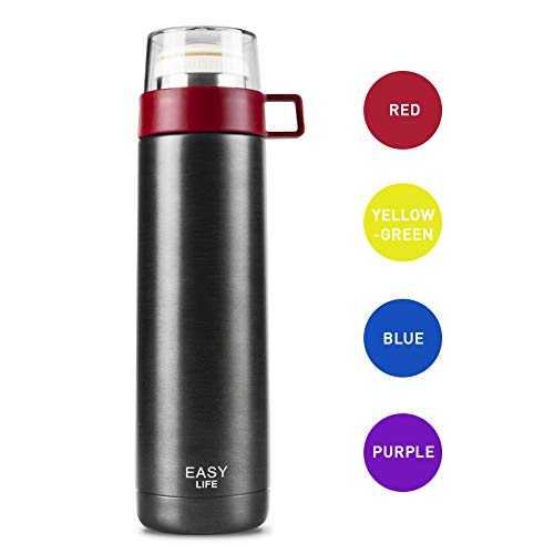 Zeewoo Thermos Insulated Stainless Steel Water Bottle 500ml 17oz Double Wall Hot & Cold Drinks Vacuu Zeewoo Thermos Insulated Stainless Steel Water Bottle 500ml 17oz Double Wall Hot & Cold Drinks Vacuu