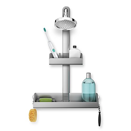 Preisvergleich Produktbild simplehuman Duschregal, Edelstahl, Silber, 12,7 x 45 cm