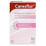 Canesflor Probiotic Vaginal Capsules For Prevention Of Recurrent Vaginal Infections, Pack of 10 from the makers of Canesten