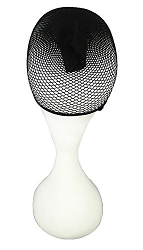 2 Pack Schwarz Mesh Stil Elastische Perücken Perückennetz - 4