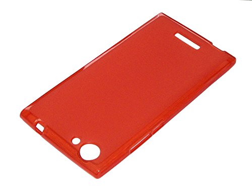 TBOC Pack  Funda de Gel TPU Roja   Protector Pantalla Vidrio Templado para Wiko Ridge 4G  Funda de Silicona Ultrafina y Flexible  Protector de Pantalla Resistente a Golpes  Ca  das y Ara  azos 