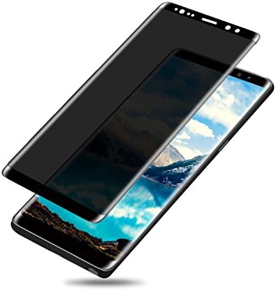 Galaxy NOTE 8 Screen protector,PACIFIC Galaxy NOTE 8 Privacy Screen protector,NOTE 8 Privacy Tempered Glass Anti-Spy [3D Curved] [Case Friendly] Film Screen Protector For Samsung Galaxy NOTE 8 (BLACK)