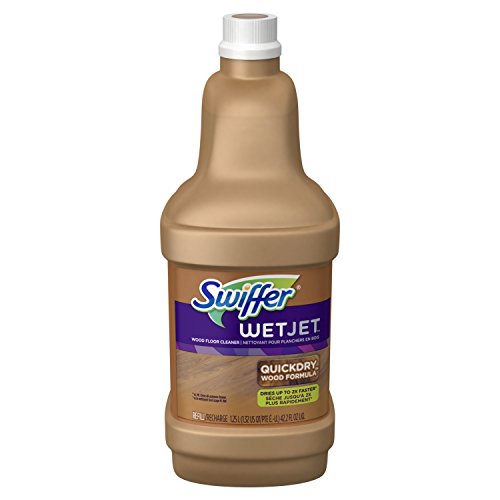 SwifferWetJet Multi-Purpose Floor Cleaner Solution Refill Wood 1.25L (Pack of 6)