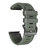 garmin armband fenix 5x plus [Komfortabel und strapazierfähig] Dieses fenix 3 Silikonarmband aus flexiblem Silikon ist bequem für den täglichen Gebrauch. Schlitze im Band, um die Länge einzustellen, können Sie einen bevorzugten Schlitz wählen, den Sie verwenden können, und ihn an Ihr Handgelenk anpassen. Die Silikonbandpfleger helfen auch Ihrer Uhr, an ihrem Platz zu bleiben
