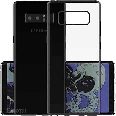 Samsung Galaxy Note8 Phone Case, EJBOTH TPU Case Soft Silicone Back Cover Protector For Samsung Galaxy Note 8 - Anti Slip Scratch Resistant.[ Black ]