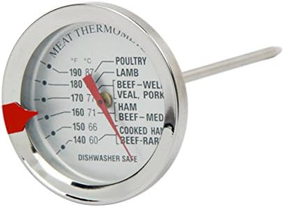 Kitchen Meat Thermometer Stainless Steel Case And Probe