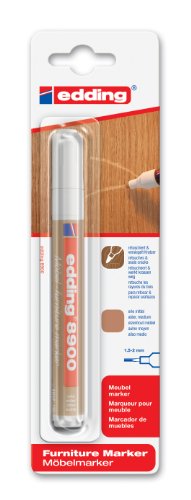 edding e-8900-1-4621 - Marcador para retocar muebles color Aliso medio, Retoca y repara arañazos y desperfectos