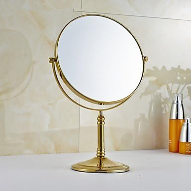 Contemporary Ti-PVD 8 Inch Free Standing Mirrors
