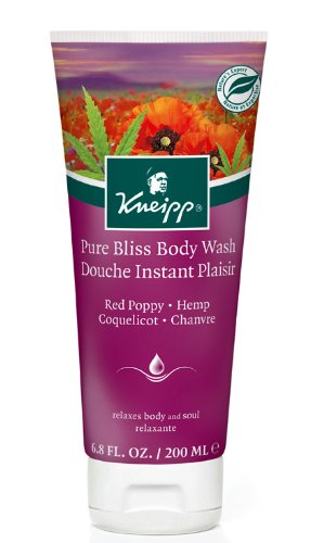 Kneipp PURE BLISS BODY WASH Relaxes The Body & Soul RED POPPY & HEMP 200ml