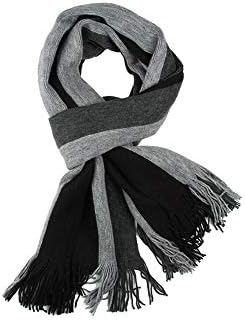 FF Men Scarf Winter Student Wool Thickening Bib Keep Warm