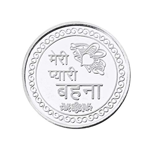 Ananth Jewels BIS Hallmarked 990 Purity Silver Coins 10 grams Behaana GIFT for Sister - Meri Pyaari Behaana